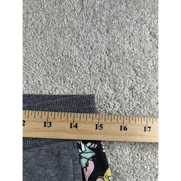 Tom and Jerry Pants Women Medium Charcoal Heather Joggers Side Stripe Sweatpants - Picture 3 of 10